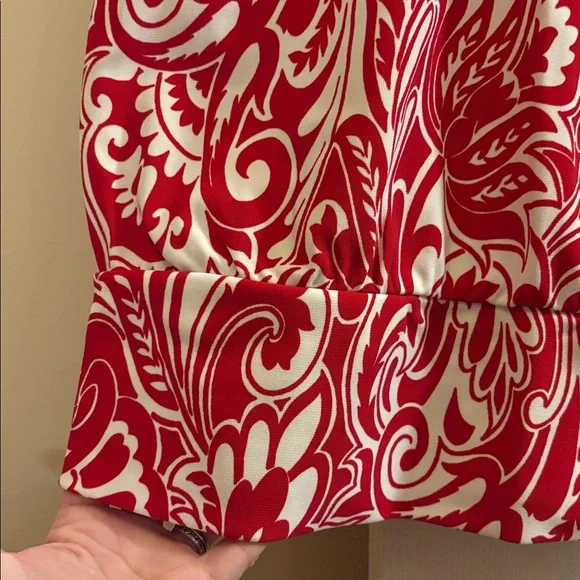 Boston Proper tank top Blouson Beyond Travel NWT XS Picnic Paisley - Picture 8 of 12